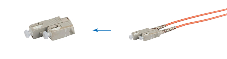 LE Simplex Patch Cord High Return Loss , High Stability Optical Cable Cord
