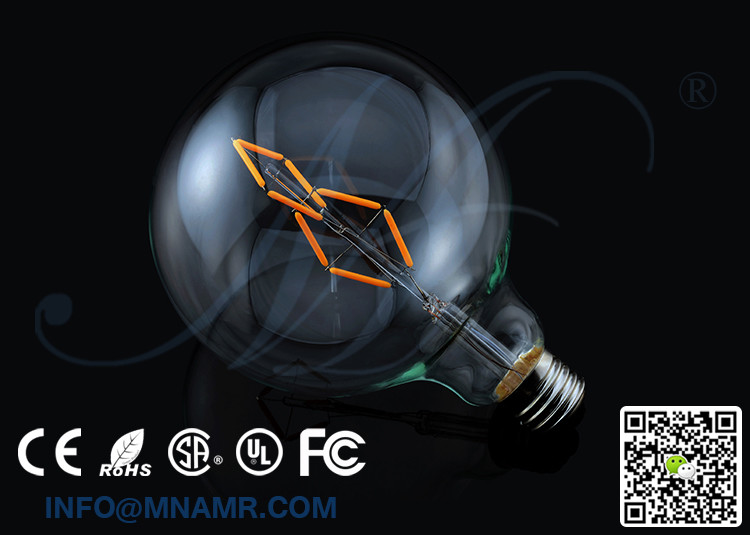 Wholesale Patio Lights Edison Bulb LED 230V 4W E26 E27 E40 G125 Dimmable 3000kelvin