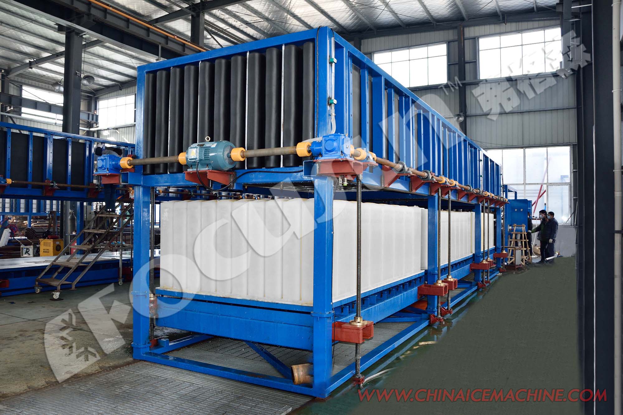 Water/Evaporative Cooling Block Ice Maker for Fishery Seafood and Drink Cooling System