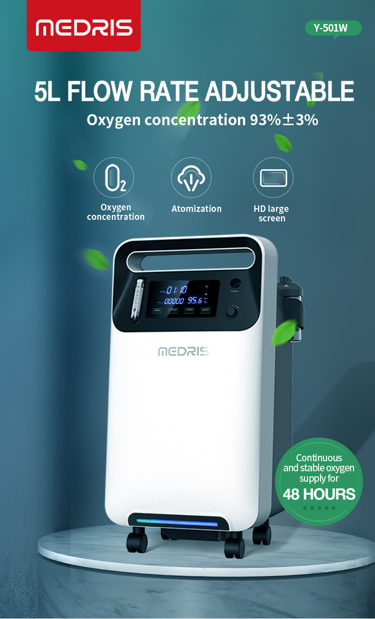 5lt Oxygen Concentrator,Air Filtration 5L Remote Control Oxygen Concentrator Medical Grade LCD Screen