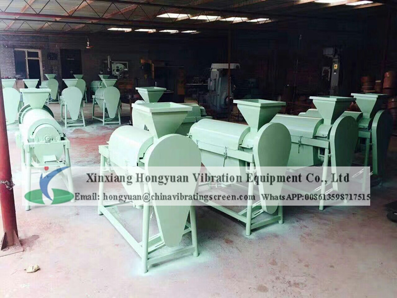 Maize buffing machine maize de-awner machine maize glazing machine