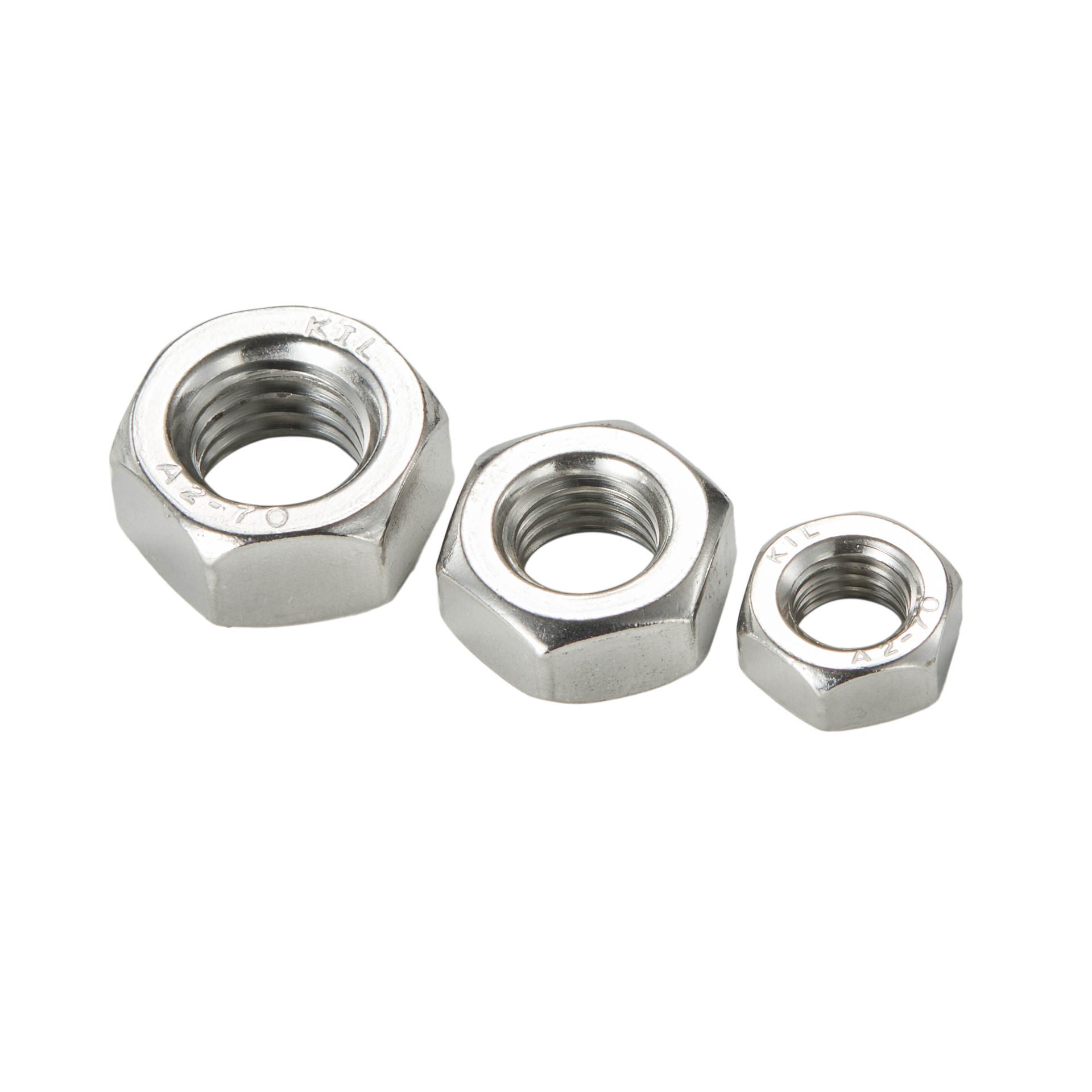 Oil Gas Measurement System M6-M12 HastelloyC-276 Hexagon Nut for Imperial Measurement in Healthcare Applications