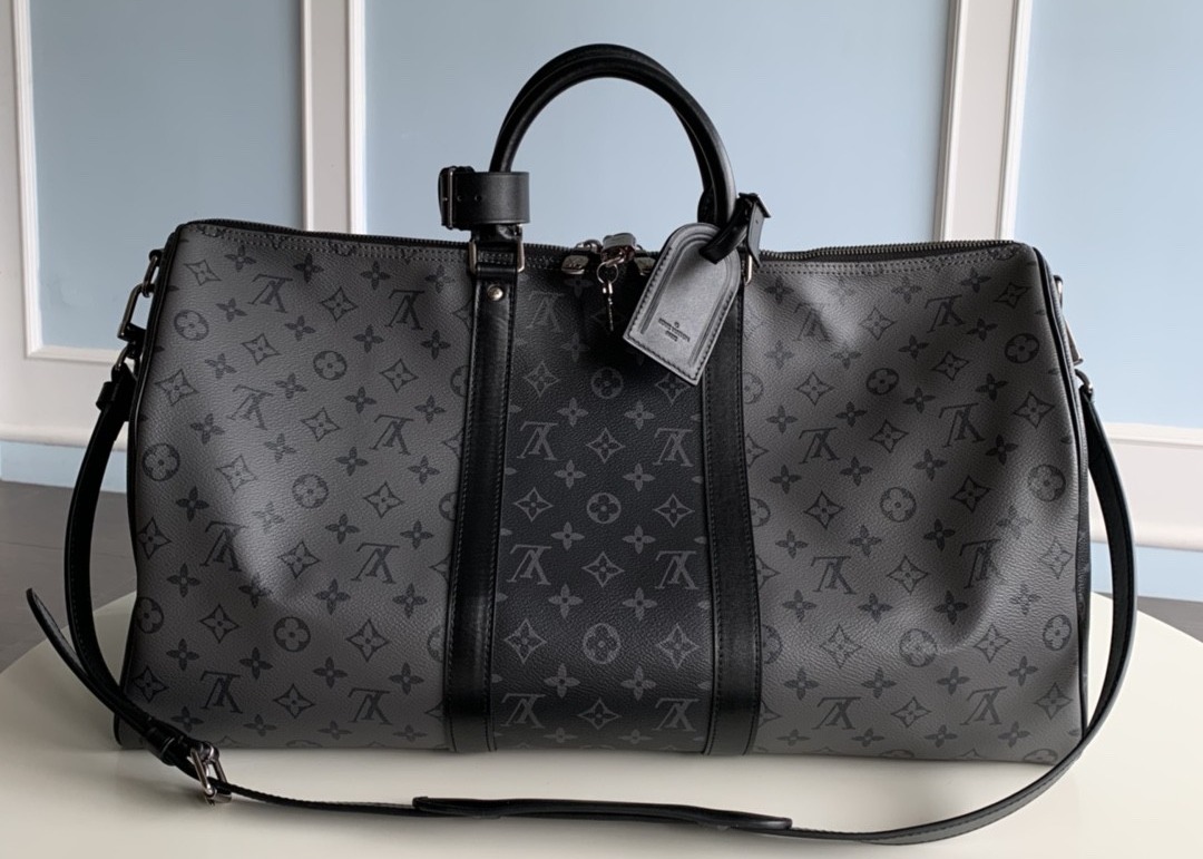 Grey Men'S Genunie Leather Womens Travel Handbag Business Style