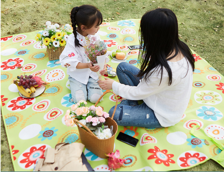 180*200 Picnic Rug Extra Large Picnic Blanket Red And White