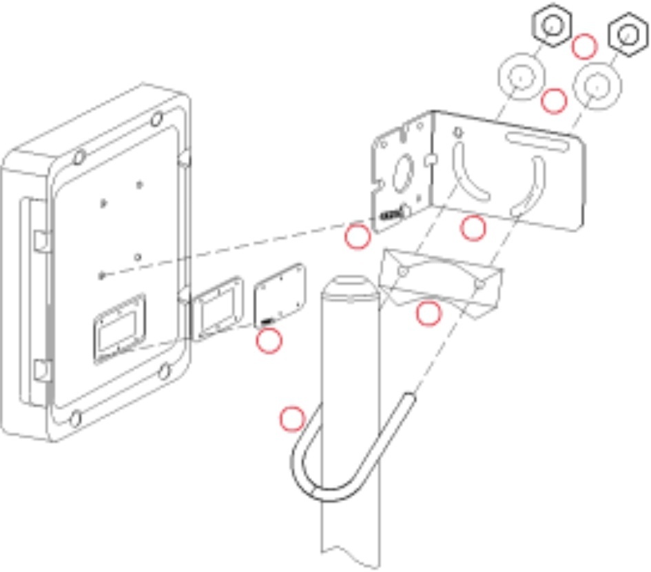 RFID Active 2.4G Long-Range Non-Stop Parking Reader