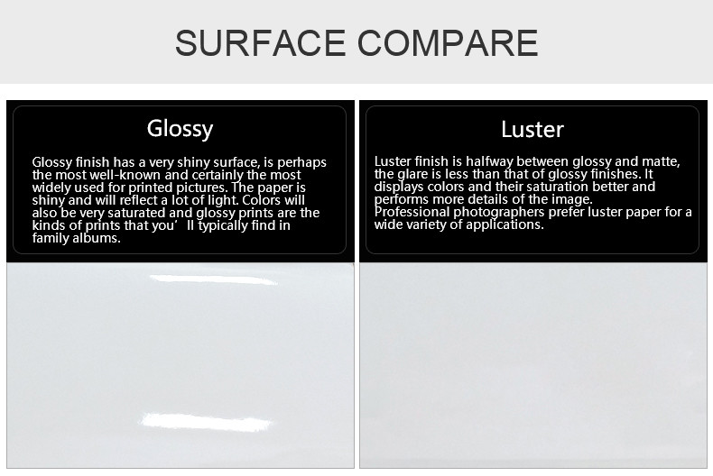 24" Resin Coated Photo Paper 200gsm Luster Waterproof Warm White