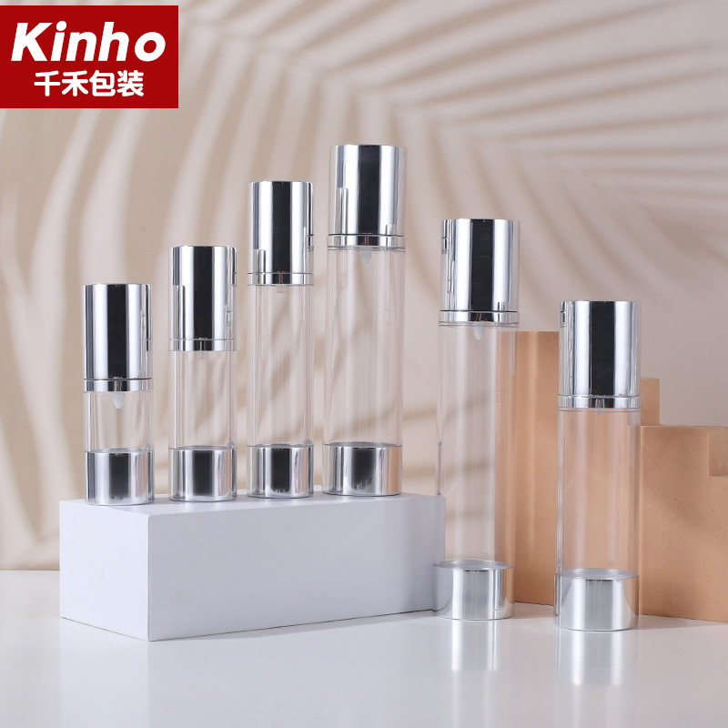Aluminum Serum Cosmetic Airless Bottle 15ml 30ml 50ml 80ml 100ml 120ml AS Pump