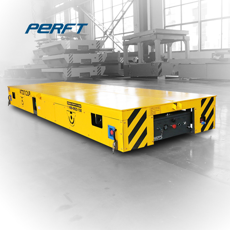 Material Handling Motorized Transfer Battery Trolley With 2 - 150 Ton Capacity