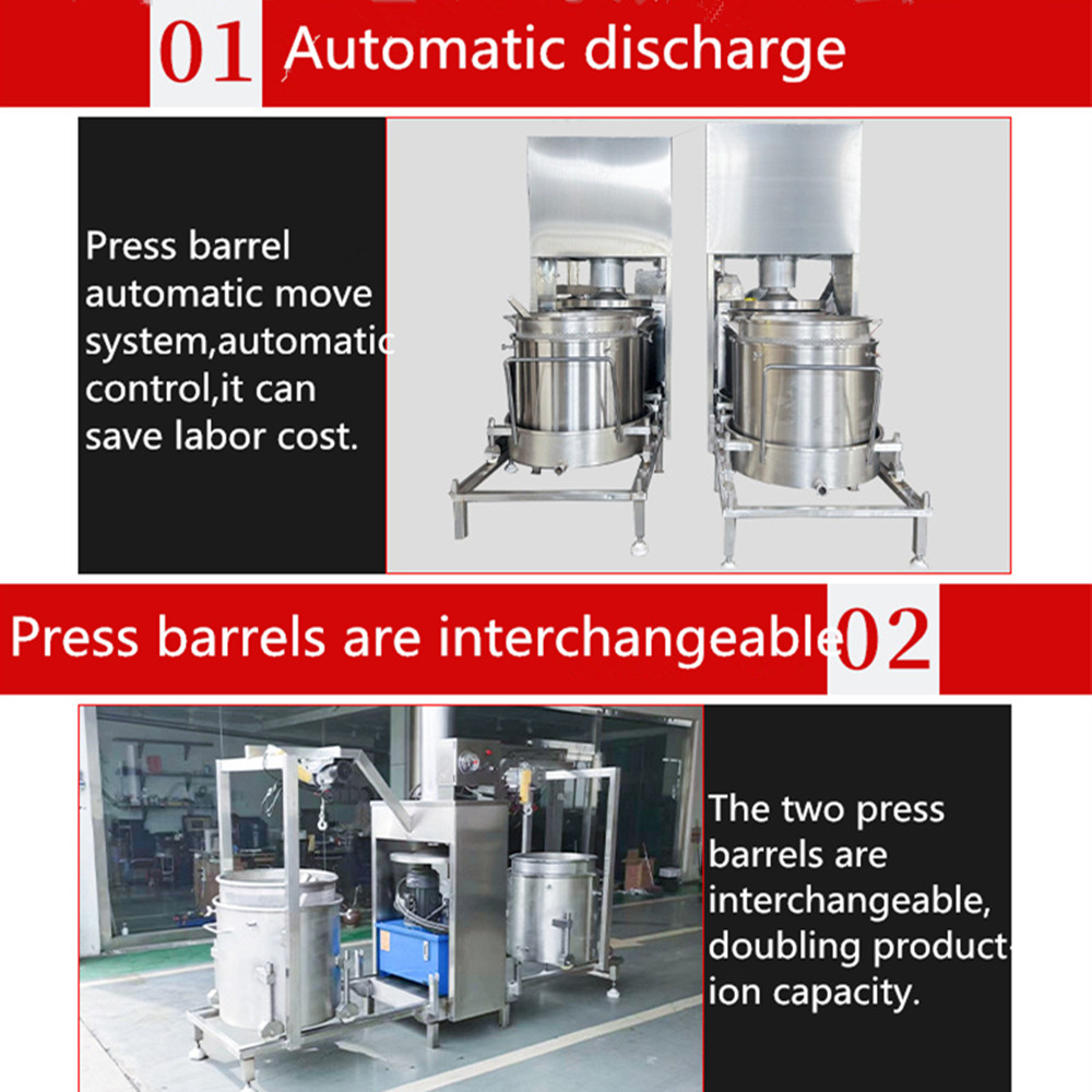 600kg/h Capacity Commercial Hydraulic Cold Press Juicer Extractor for Easy Operation