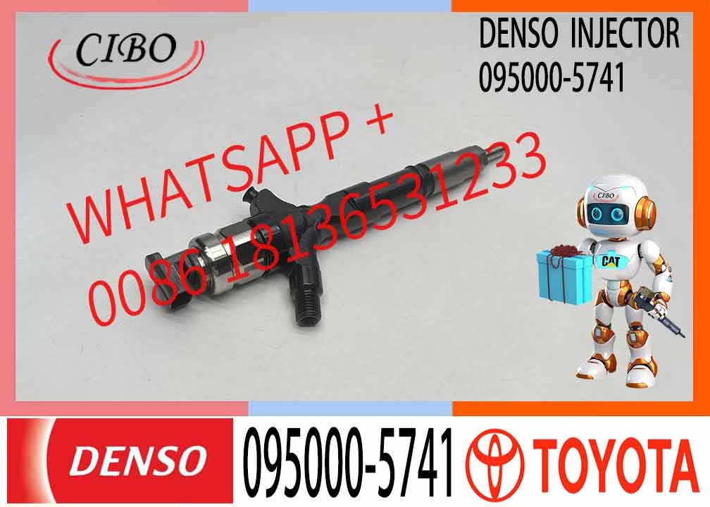 Factory 23670-30080 095000-5740 Common Rail Diesel Fuel Injector 095000-5741 for Land Cruiser Prado 3.0 D 1KD-FTV Prado J120