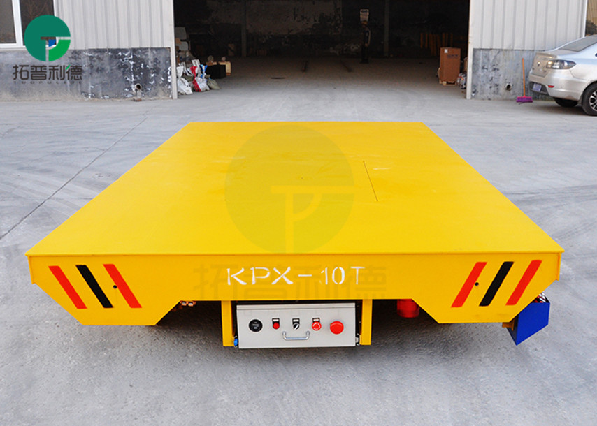Large Capacity Electric Powered Automatic Shipbuilding Goods Transport Transfer Trolley On Track