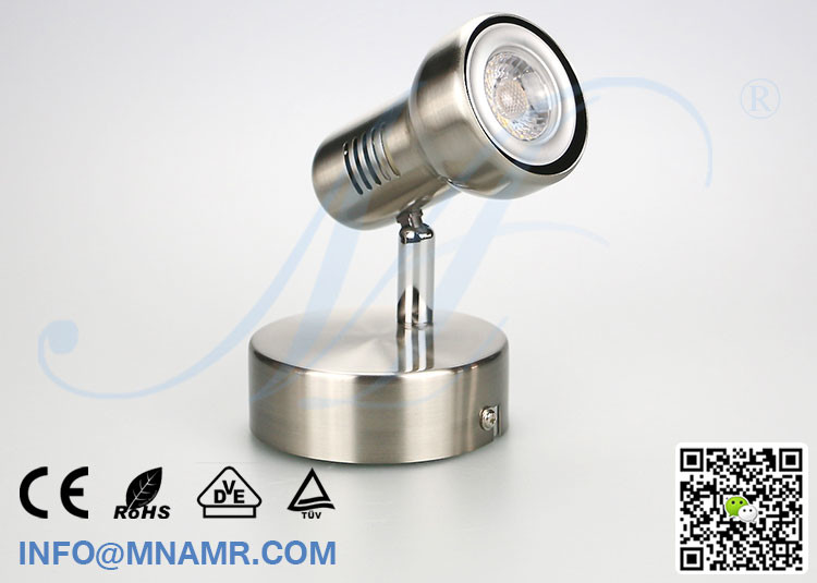 LED Hotel Bed Headboard Reading Light Dimmable with Replaceable Bulb GU10 GU5.3 MR16 E14 G4 G9