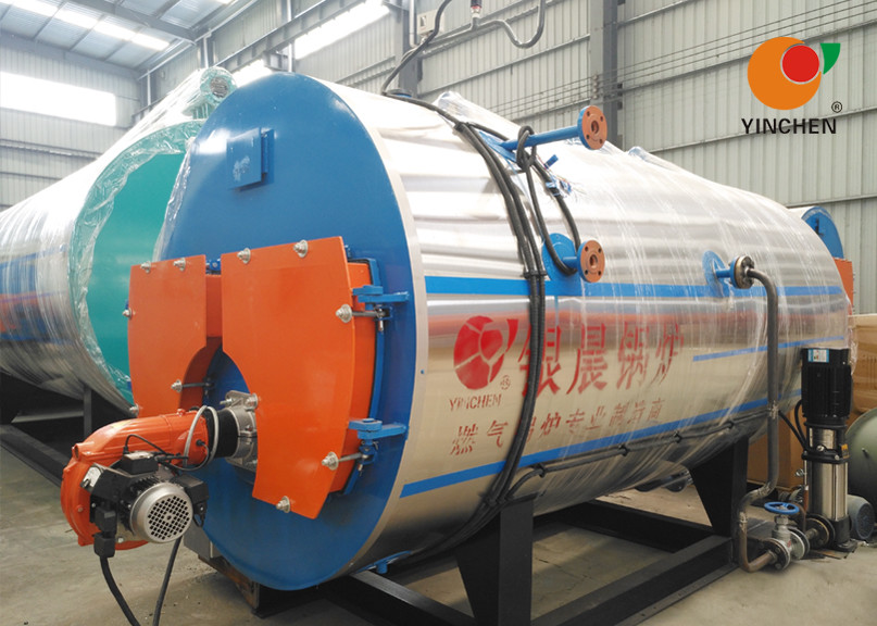 10 Ton Rubber Industrial Steam Boilers , Diesel Fired Steam Boiler Low Pressure
