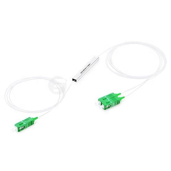 SC APC UPC Fiber Optic PLC Splitter , 1x8 1x16 Fiber Optic Splitter