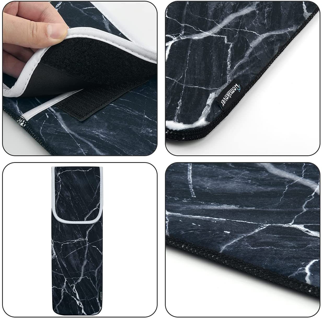 Heat Resistant Cover Hair Straightener Storage Bag Flat Iron Storage Pouch 20*10cm