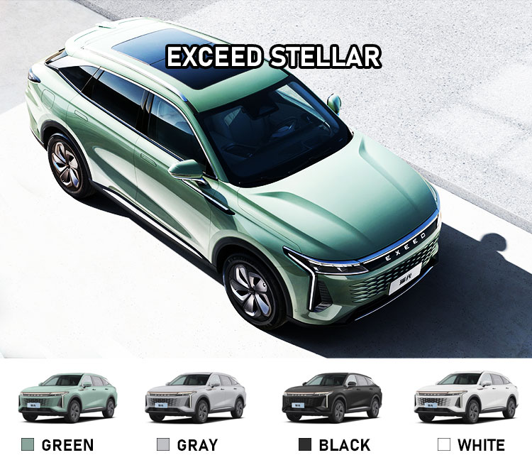 Exeed Yaoguang 2024 Cars Gas Petrol White High Speed Zhuifeng ET i LingYun Lanyue VX TXL Auto Large SUV Level in Month 12