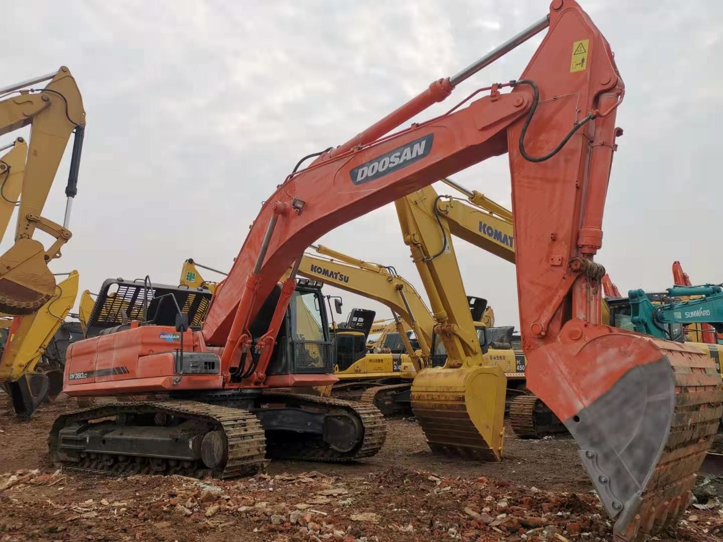 38T Used DX380LC Reinforced Doosan Crawler Excavator
