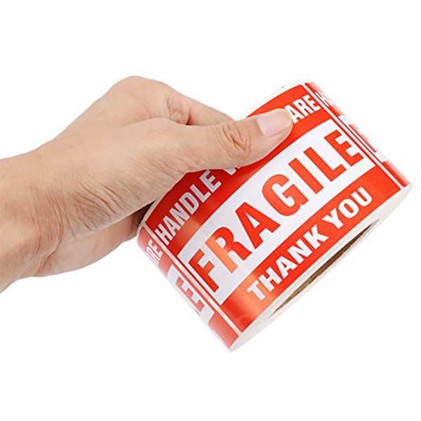 Customized self adhesive glossy paper shipping label roll printable,Custom logo paper roll sticker printing