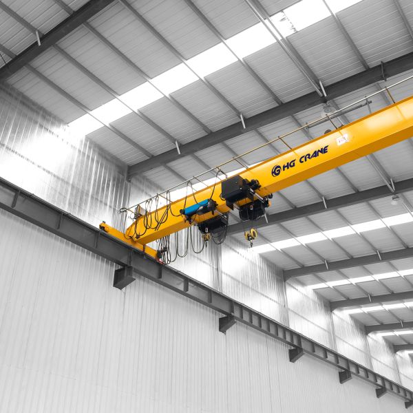 European Standard Single Girder Crane with 15 Ton Lifting Load, Box Shape Girder, and Schneider Electrical Components