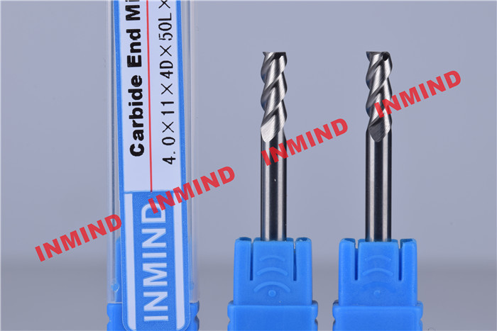 High Precision Aluminum End Mill With 2 Flute / 3 Flute Highly Polished