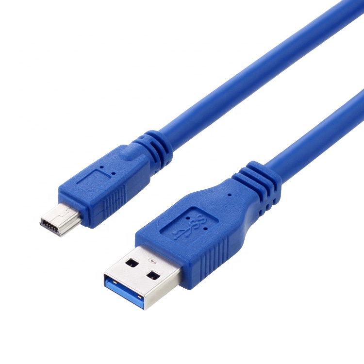 High Speed 5Gbps USB 3.0 Type A Male to Mini B 10 PIN USB 3.0 Extension Cable