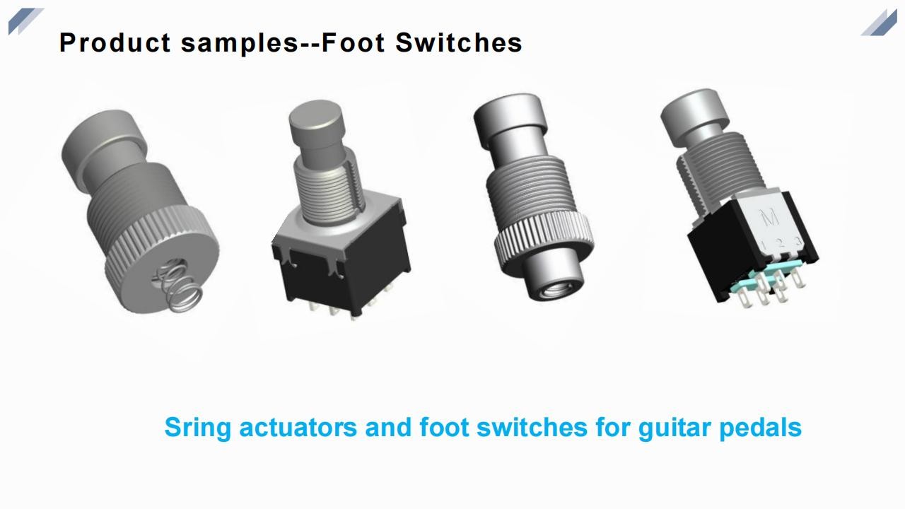 SF17011M ON ON Guitar Pedal Footswitch 9 Terminal Vertical Mounting