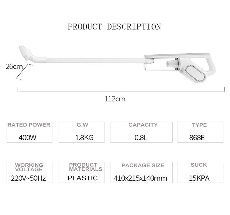 Customized Color Wireless Stick Handheld Vacuum Cleaner for Carpet and Floor Cleaning