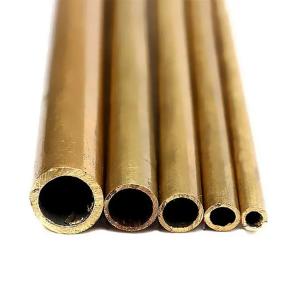 Buy cheap ASTM C11000 Metric Brass Tubing 5.8m 6m Customized Thick Wall Copper Pipe product