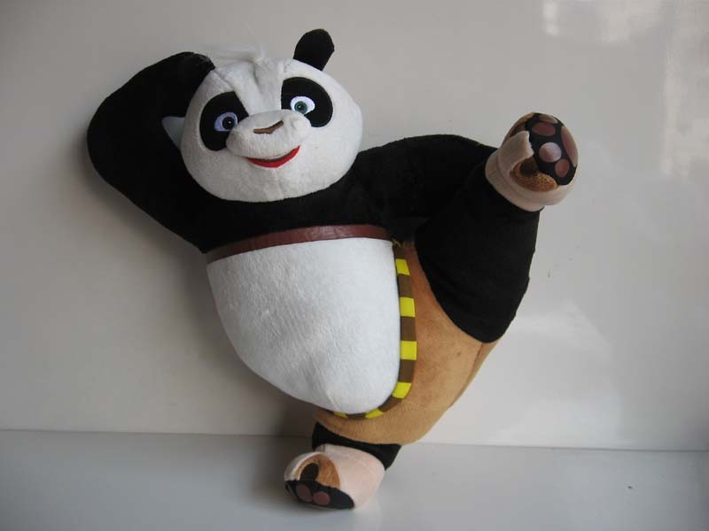 Original Kungfu Panda Kick Pose Cartoon Plush Toys Stuffed Animals