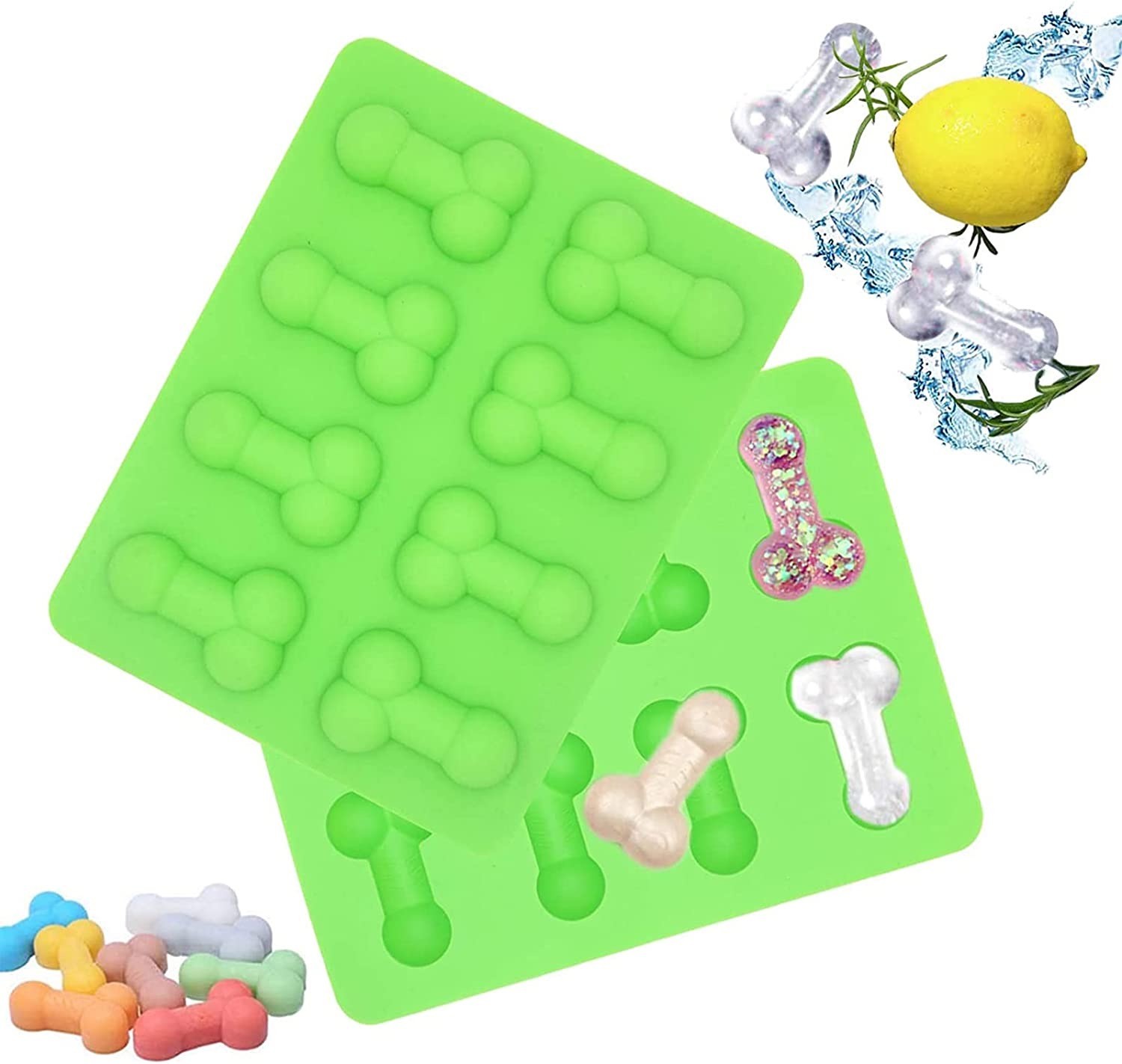 Waterproof Lightweight Silicone Ice Lolly Moulds , Leakproof Silicone Ice Cream Maker