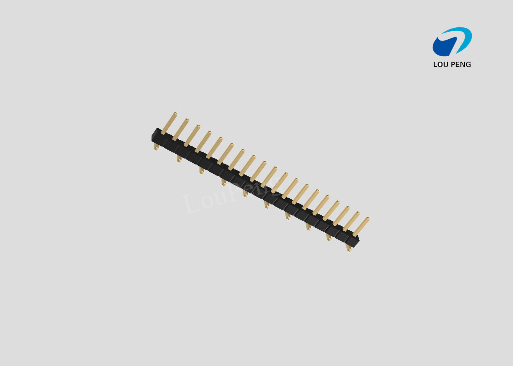 Pin Header 1x19pin 2.00mm pitch vertical SMD pin1Left