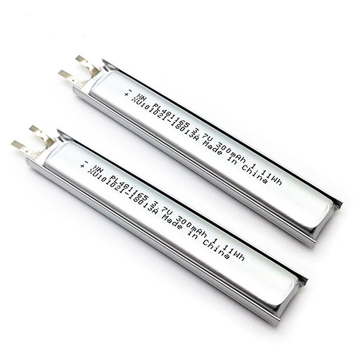 300mAh 3.7V Li Ion Polymer Battery