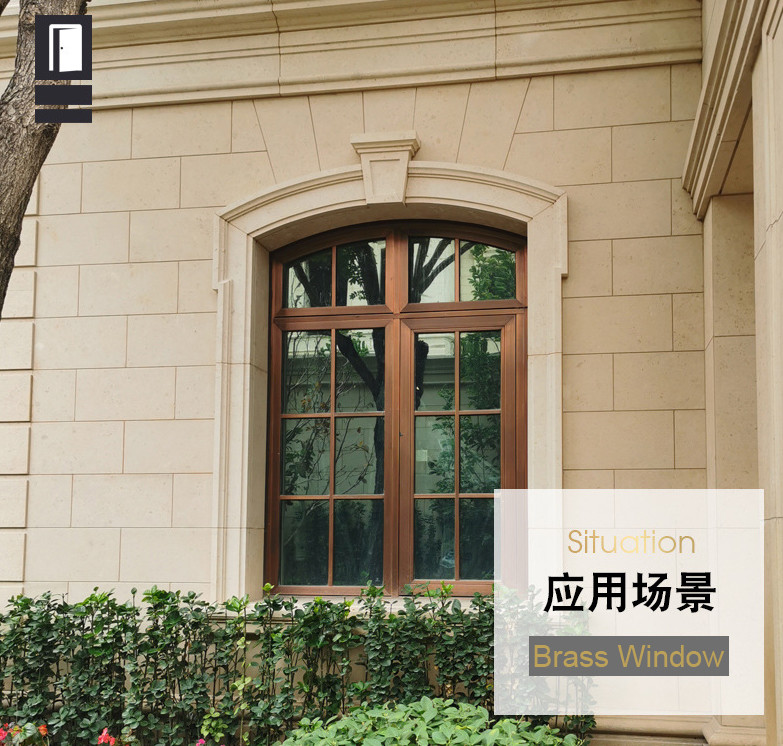 Hot Forging Fade Resistant Brass Door Frame with Smooth Surface