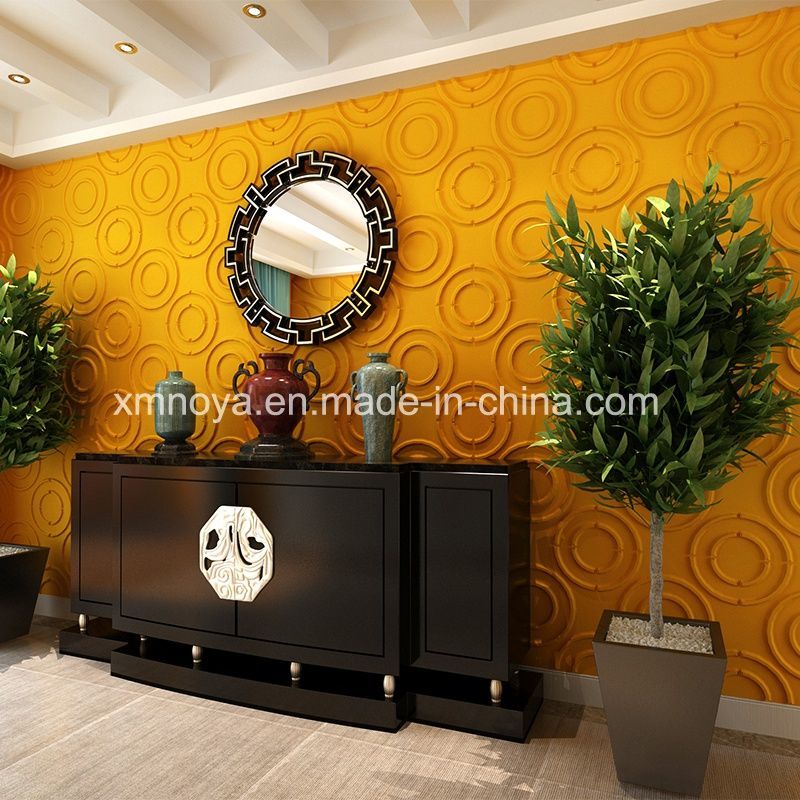 Dimensional Feature Sculpted Modern 3D Wall Panel for Interior Decoration