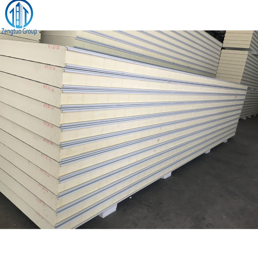 950mm Width PPGI Polyurethane Sandwich Panels for Roof Insulation Warehouse Storage