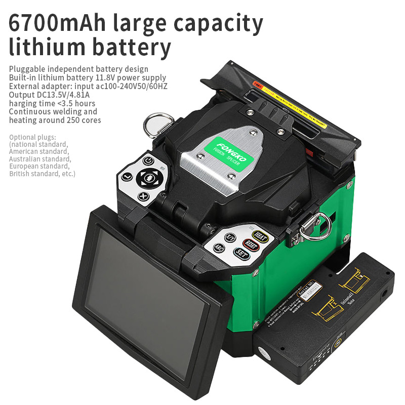 FONGKO FKEQU-128 Fiber Optic Splicing Machine With Box