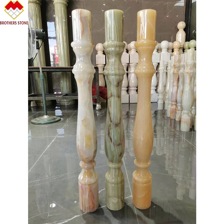 Good Marble Stone Handrail Balustrade Design for Porch and Balcony FOB/CNF Delivery Terms