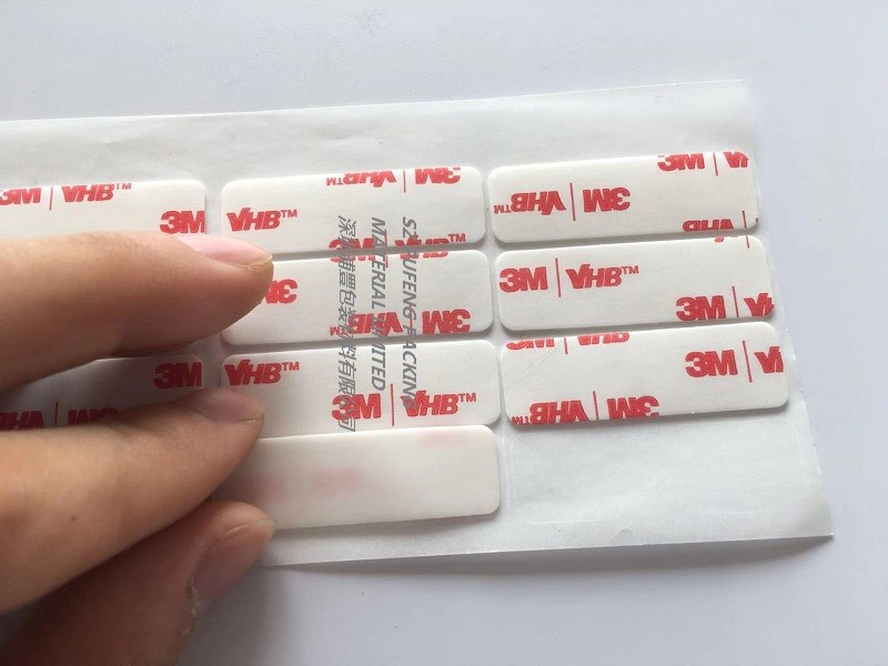 Heat Resistant 3M Die Cut Adhesive Tape , Double Sided RoHS EVA Foam Pad