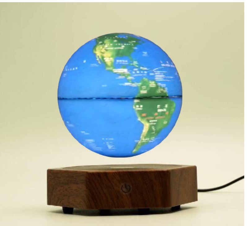 anti gravity magnetic floating globe 6inch 7inch 8inch lamp light