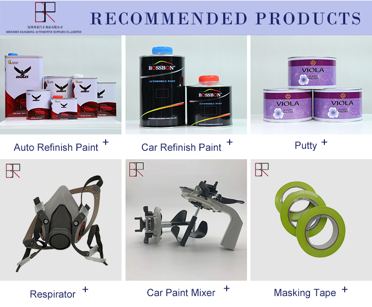 Anti Salt Mist Car Refinish Paint Automotive Spray Paint Binder