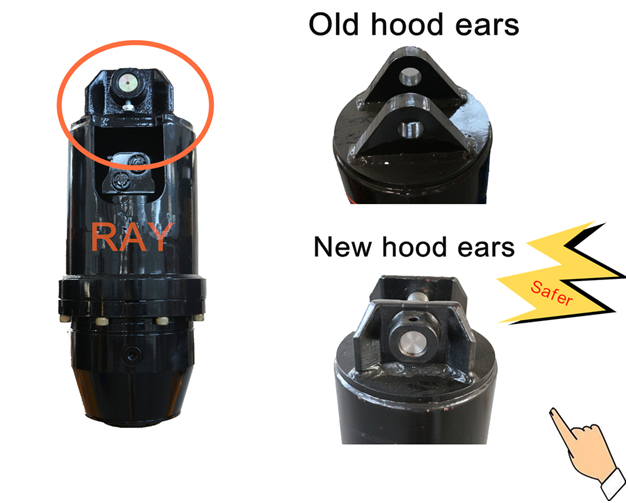 Excavator Hydraulic Earth Auger Hole Drilling With Two Piece Shaft Design KA6000