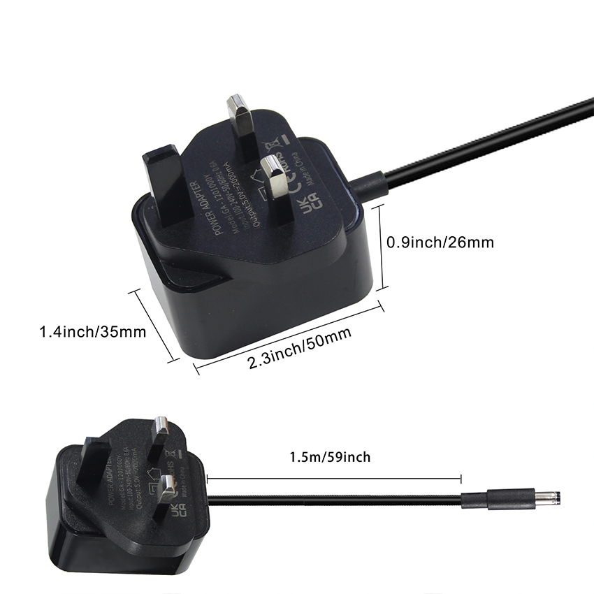 12V 2A Power Supply Adapter UK Plug For Kids Electric Cars DC Jack 5.5x2.1mm