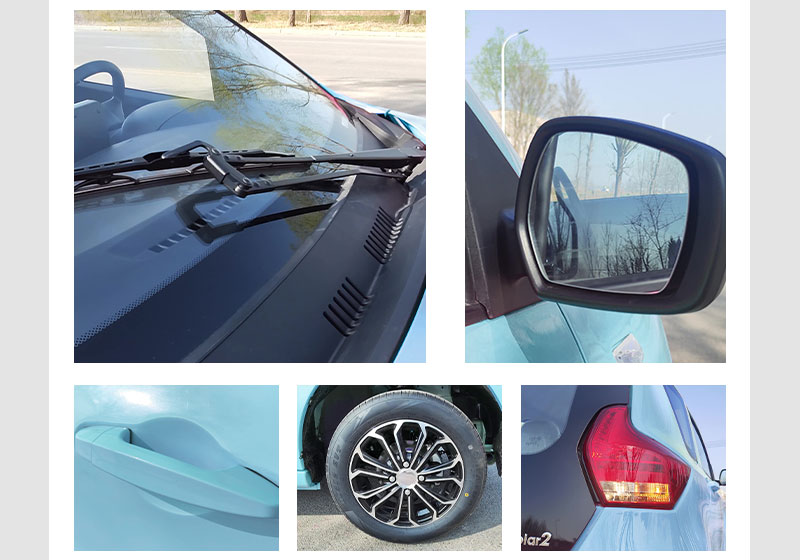 2024 2 Seats Mini EV Car Energy Vehicles Solar EEC Electric Car Blaval Solar 2 with EEC COC Customised Motor Single Motor