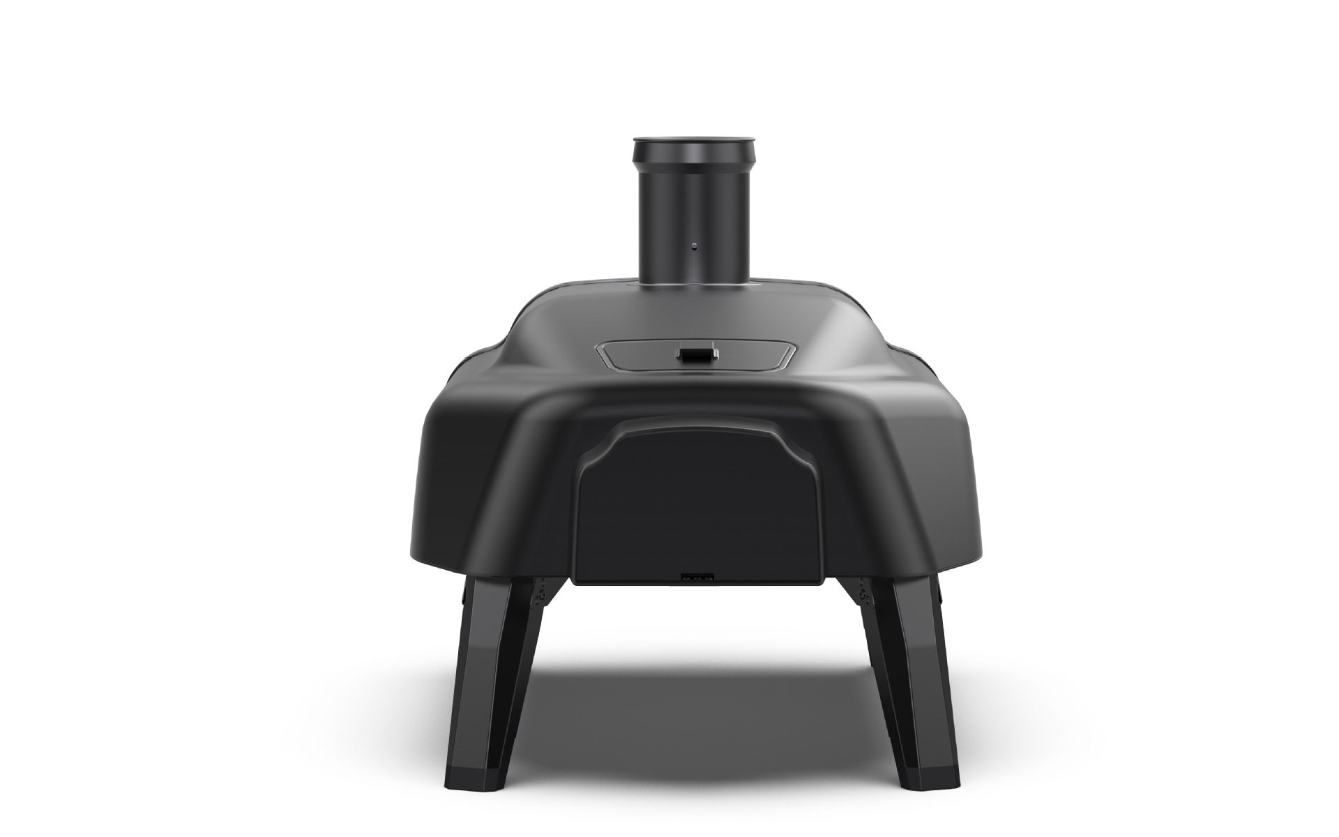 78.7*43.5*45.6cm Portable Mini Woodfire Pellet Pizza Maker Oven With Rotating Pizza Stone
