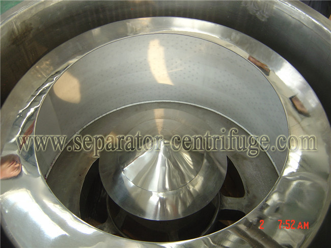 Flatform Bottom GMP 0.01mm Discharge Food Separator - Centrifuge For Separating Suspensions