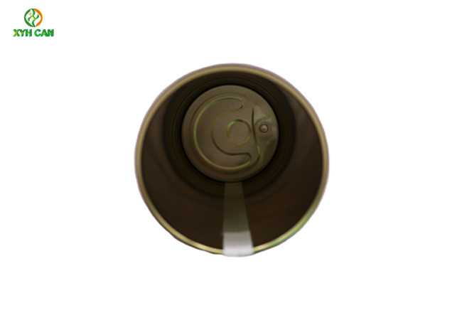Beverage Tin Can Energy Health Beverage Round Tin Can with Lid Partial Openning Oem Service