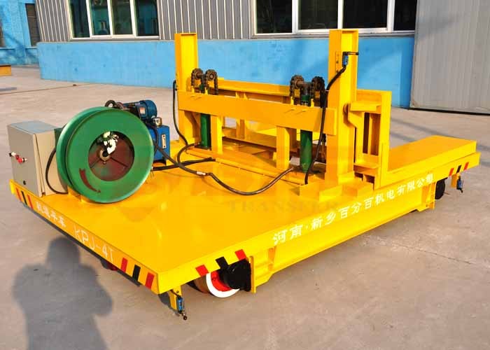 Electric Remote Control Ladle Transfer Cart Automatic Steady Security
