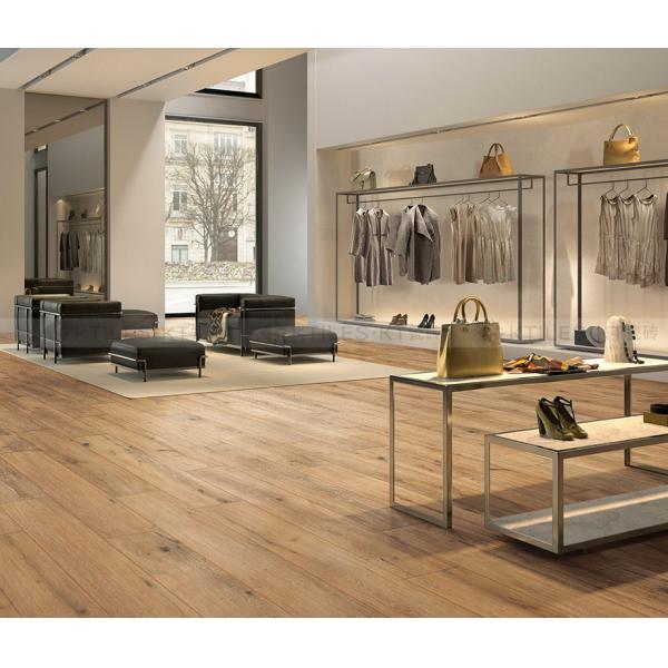 Wood like look ceramic tiles anti slip rectified floor tile 200x1200