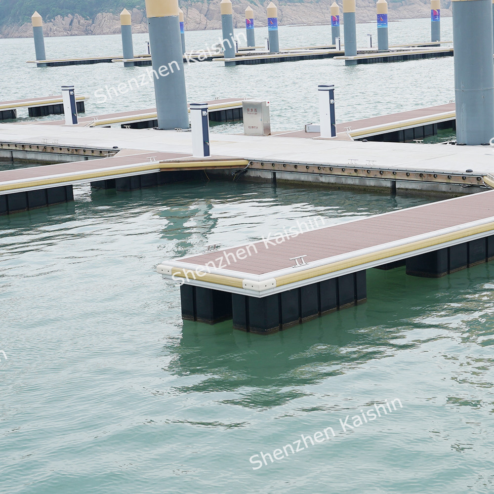 Marine Floating LLDPE Dock Floater Modular EPS Foam Floating Pontoon Dock