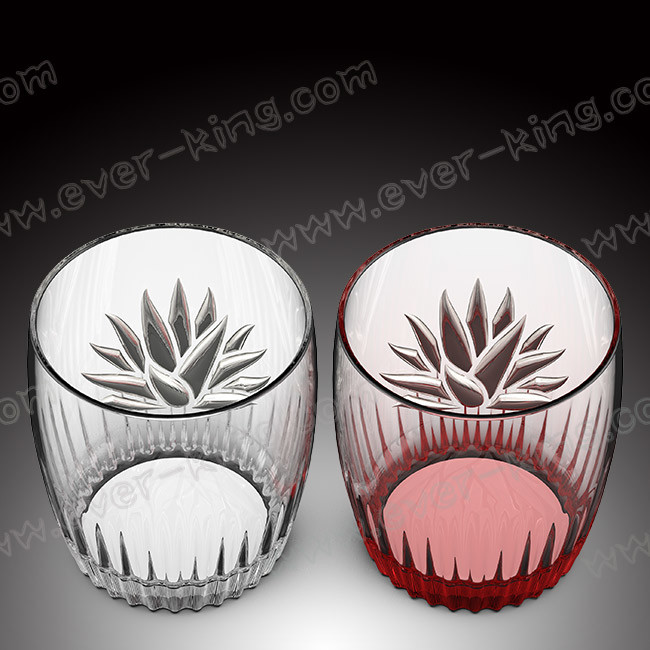 Custom Soda Lime Drinking Beer Glass Round Shaped